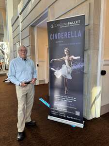Douglas attended Cinderella on May 16th 2024 via VetTix 