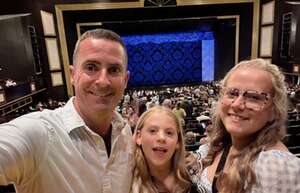 Christopher attended Cinderella on May 18th 2024 via VetTix 
