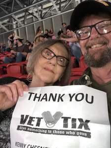 Joe attended Kenny Chesney: Sun Goes Down Tour with Zac Brown Band on May 18th 2024 via VetTix 