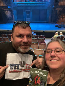 Christopher attended Little Shop of Horrors on May 16th 2024 via VetTix 