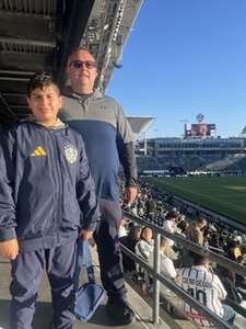 JOEY PENDLETON and Family attended LA Galaxy - MLS vs Houston Dynamo FC on May 25th 2024 via VetTix 