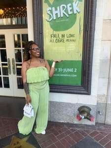 Henderson attended Shrek The Musical on Jun 2nd 2024 via VetTix 
