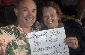 Jeffrey attended Lionel Richie And Earth, Wind & Fire - Sing A Song All Night Long on Jun 12th 2024 via VetTix 