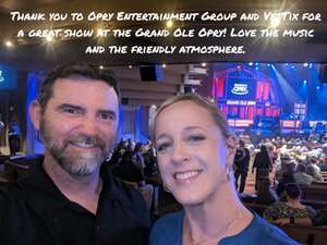 Ken & Melissa attended Grand Ole Opry on Jul 24th 2024 via VetTix 
