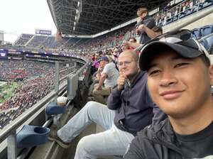 Brandon attended Washington Huskies - NCAA Football vs Washington State Cougars on Sep 14th 2024 via VetTix 