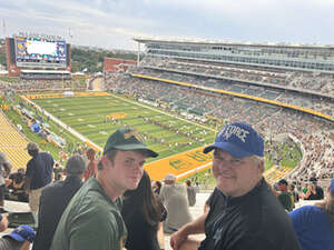 David attended Baylor Bears - NCAA Football vs Air Force Falcons on Sep 14th 2024 via VetTix 