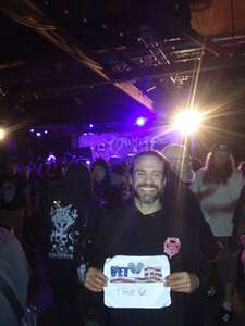 Travis attended Hatebreed on Oct 20th 2024 via VetTix 