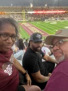 Robert attended Texas State Bobcats - NCAA Football vs Louisiana Ragin' Cajuns on Oct 29th 2024 via VetTix 