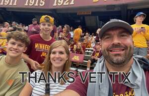 University of Minnesota Golden Gophers - NCAA Football vs Nevada Wolf Pack