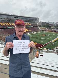 University of Minnesota Golden Gophers - NCAA Football vs Nevada Wolf Pack