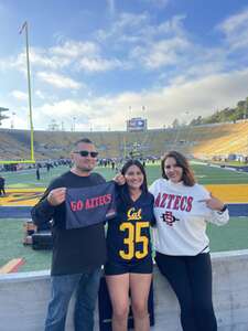 California Golden Bears - NCAA Football vs San Diego State Aztecs