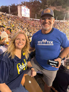 Stephen attended California Golden Bears - NCAA Football vs North Carolina State Wolfpack on Oct 19th 2024 via VetTix 