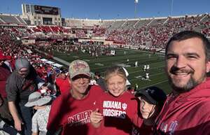 Jacob attended Indiana Hoosiers - NCAA Football vs Nebraska Cornhuskers on Oct 19th 2024 via VetTix 