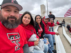 David attended Texas Tech Red Raiders - NCAA Football vs Baylor Bears on Oct 19th 2024 via VetTix 