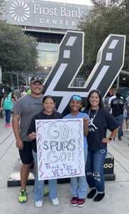 Albert attended San Antonio Spurs - NBA vs Houston Rockets on Oct 26th 2024 via VetTix 