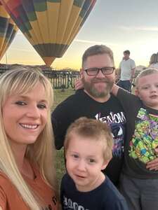 Damon attended Spooktacular Hot Air Balloon Festival on Oct 25th 2024 via VetTix 