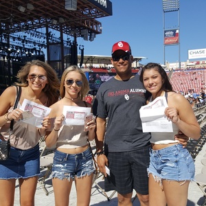 Anthony attended Bud Light's Off the Rails Music Festival - Tickets Good for Sunday Only on May 7th 2017 via VetTix 