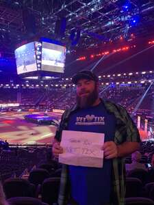 Robert attended 2024 PBR Camping World Team Series Championship on Oct 20th 2024 via VetTix 