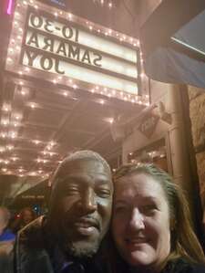 Tracy attended Samara Joy on Oct 30th 2024 via VetTix 