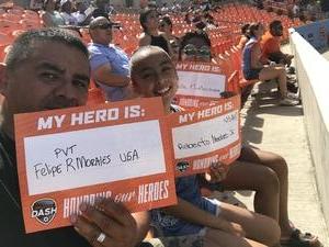 Houston Dash vs. Seattle Reign - Heroes Night - National Womens Soccer League