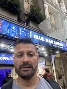 Jorge attended Blue Man Group at the Astor Place Theatre on Oct 16th 2024 via VetTix 