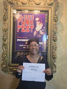 sherri attended Majestic Funk Fest featuring Morris Day & The Time on Oct 19th 2024 via VetTix 