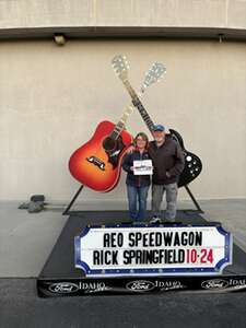 Reo speedwagon and rick springfield with dauzat st. marie