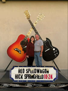 Reo speedwagon and rick springfield with dauzat st. marie