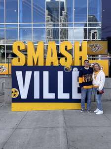 Fabian attended Nashville Predators - NHL vs Detroit Red Wings on Oct 19th 2024 via VetTix 