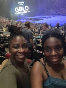 JEHAUN attended Gold Over America Tour Starring Simone Biles on Oct 30th 2024 via VetTix 