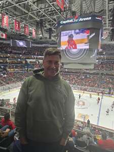 Gerald attended Washington Capitals - NHL vs New York Rangers on Oct 29th 2024 via VetTix 