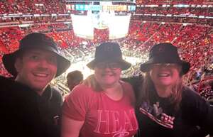 Monica attended Miami Heat - NBA vs New York Knicks on Oct 30th 2024 via VetTix 