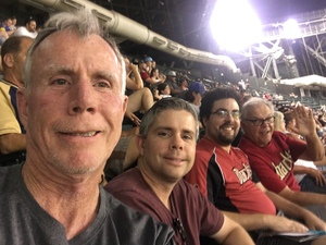 Dennis attended Arizona Diamondbacks vs. Milwaukee Brewers - MLB on Jun 10th 2017 via VetTix 