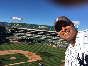 Camilo attended Oakland Athletics vs. New York Yankees - MLB on Jun 15th 2017 via VetTix 