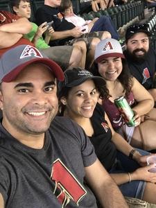 Carlos attended Arizona Diamondbacks vs. Atlanta Braves - MLB on Jul 24th 2017 via VetTix 
