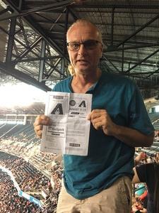 Kevin attended Arizona Diamondbacks vs. Atlanta Braves - MLB on Jul 26th 2017 via VetTix 