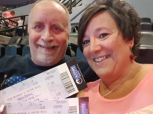 Ed attended Soul2Soul With Tim McGraw and Faith Hill on Jul 31st 2017 via VetTix 