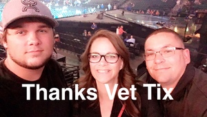 Albin attended Soul2Soul With Tim McGraw and Faith Hill on Jul 31st 2017 via VetTix 