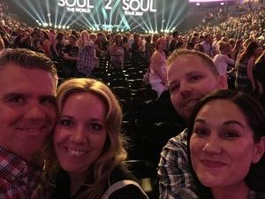 Eric attended Soul2Soul With Tim McGraw and Faith Hill on Jul 31st 2017 via VetTix 