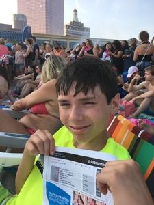 Corby attended P!nk - 2017 Atlantic City Beachfest Concert on Jul 12th 2017 via VetTix 