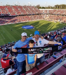 Dan attended San Jose Earthquakes vs. LA Galaxy - MLS - Salute to the Military - Giveaways & Fireworks! on Jul 1st 2017 via VetTix 