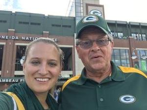 Marissa attended Green Bay Packers vs. Philadelphia Eagles - NFL Preseason on Aug 10th 2017 via VetTix 