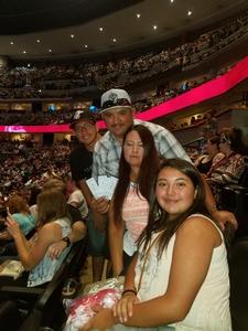 Carlos Estrada attended Brad Paisley With Special Guest Dustin Lynch, Chase Bryant, and Lindsay Ell on Jul 15th 2017 via VetTix 