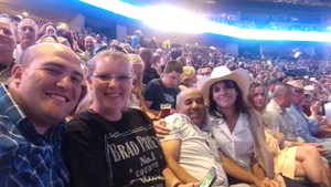 Antonio attended Brad Paisley With Special Guest Dustin Lynch, Chase Bryant, and Lindsay Ell on Jul 15th 2017 via VetTix 
