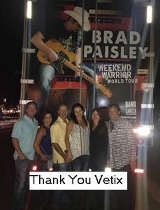 Robert attended Brad Paisley With Special Guest Dustin Lynch, Chase Bryant, and Lindsay Ell on Jul 15th 2017 via VetTix 