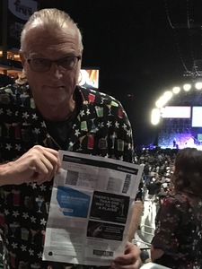 Kevin attended Daryl Hall and John Oates and Tears for Fears With a Special Acoustic Performance by Allen Stone on Jul 17th 2017 via VetTix 