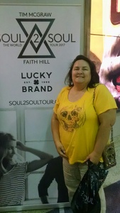LOIS attended Soul2Soul Tour With Tim McGraw and Faith Hill on Aug 17th 2017 via VetTix 