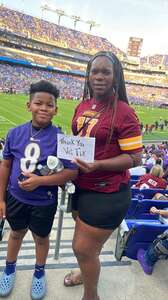 Baltimore Ravens - NFL vs Washington Commanders