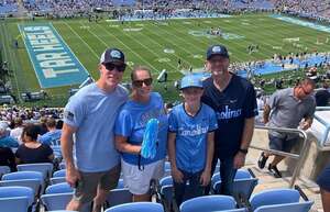 UNC-Chapel Hill Tar Heels - NCAA Football vs East Tennessee State Buccaneers