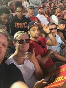 Corey attended University of Southern California Trojans vs. Stanford - NCAA Football on Sep 9th 2017 via VetTix 